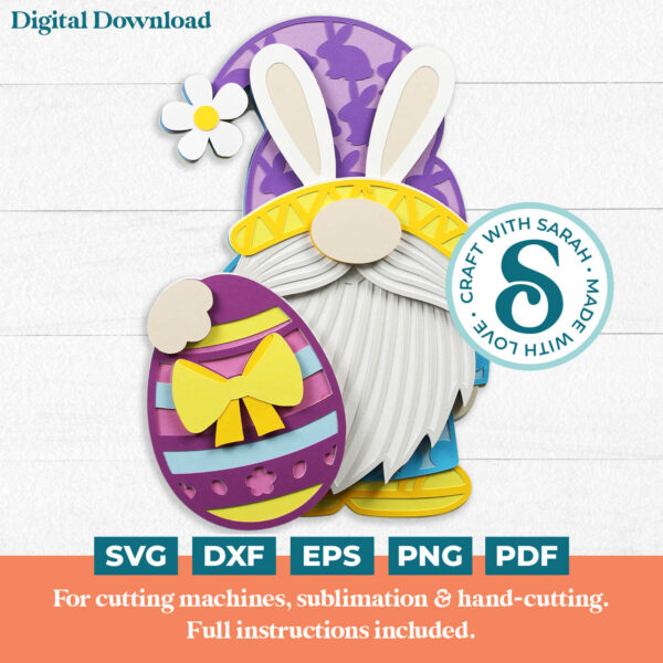 Easter Gnome SVG - Male