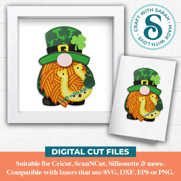 Leprechaun Gnome SVG - Male - Image 2