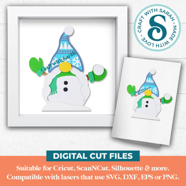 Snowgnome SVG - Female - Image 2