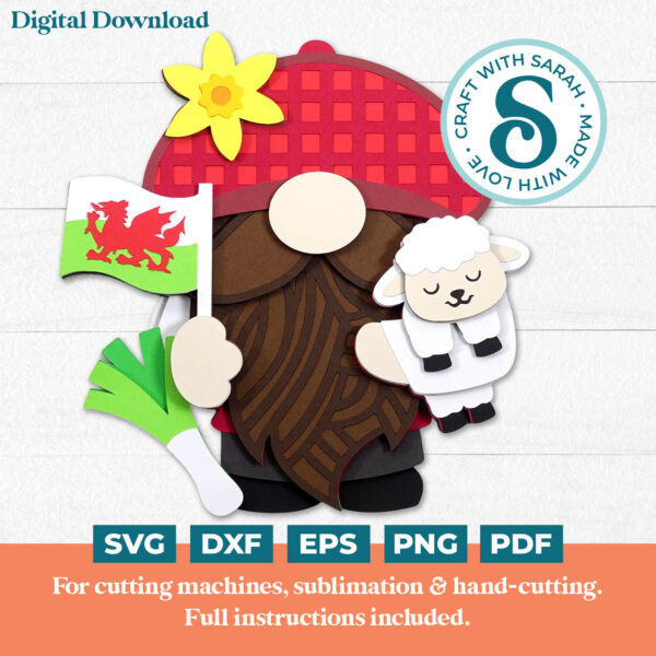 Welsh Gnome SVG - Male