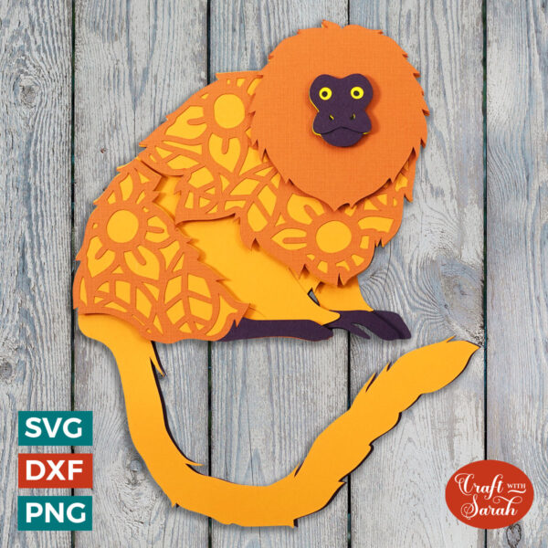 Golden Tamarin SVG