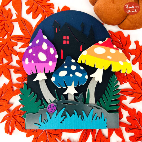 Spooky Toadstools SVG