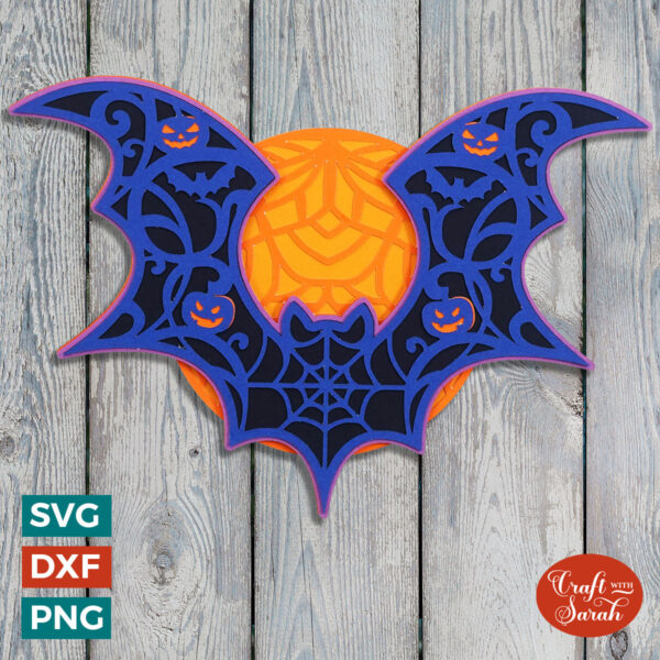 Mandala Bat SVG