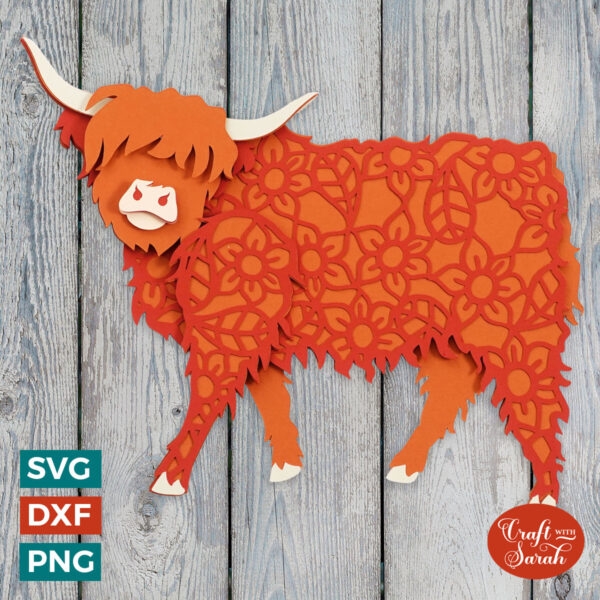 Highland Cow SVG