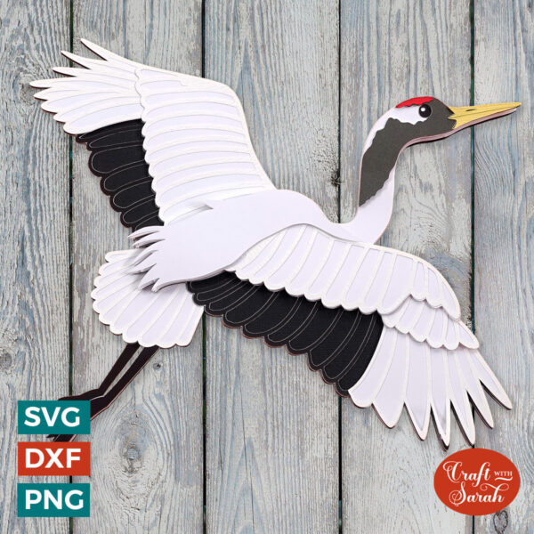 Japanese Crane SVG