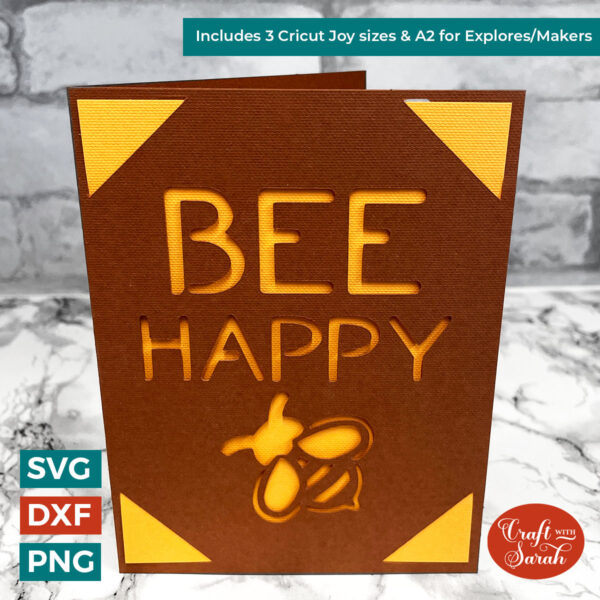 Bee Happy Insert Card