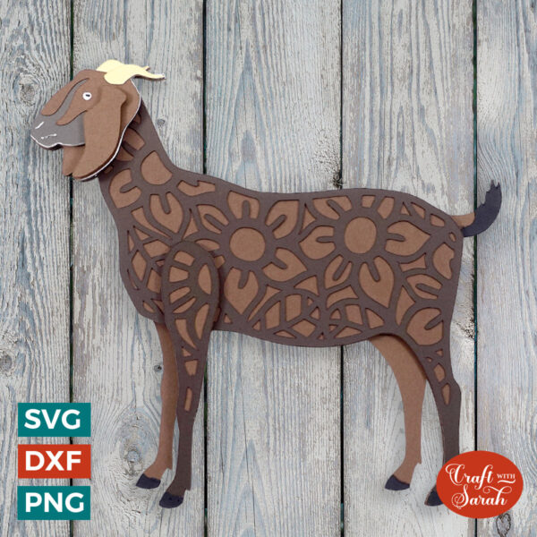 Nubian Goat SVG