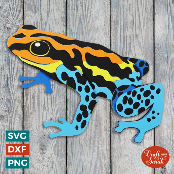 Poison Dart Frog SVG