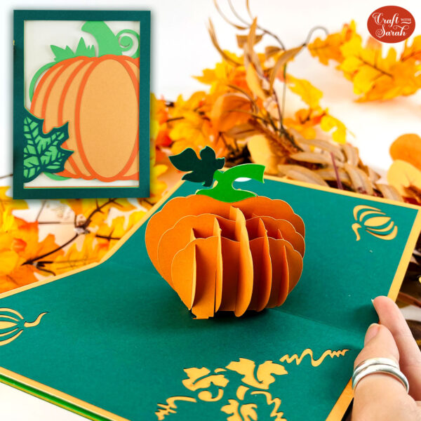 Fall Pumpkin Pop Up Card