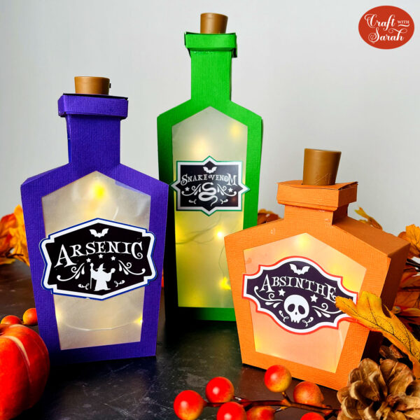 Light Up Potion Bottles