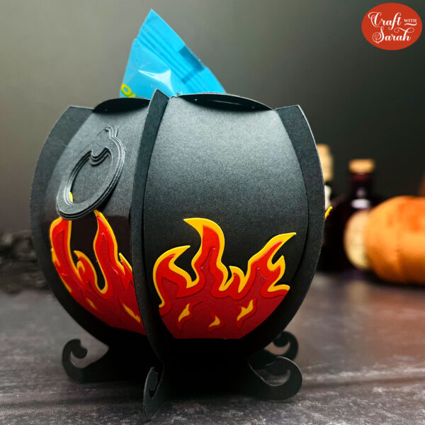 Halloween Cauldron 3D Treat Box