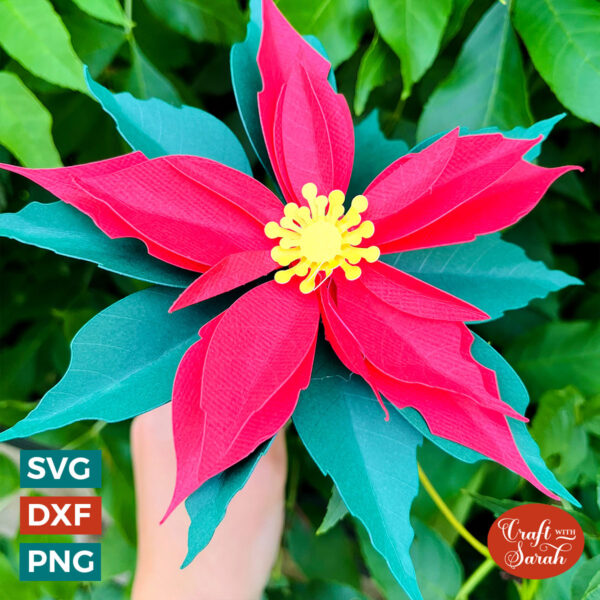 Poinsettia Paper Flower