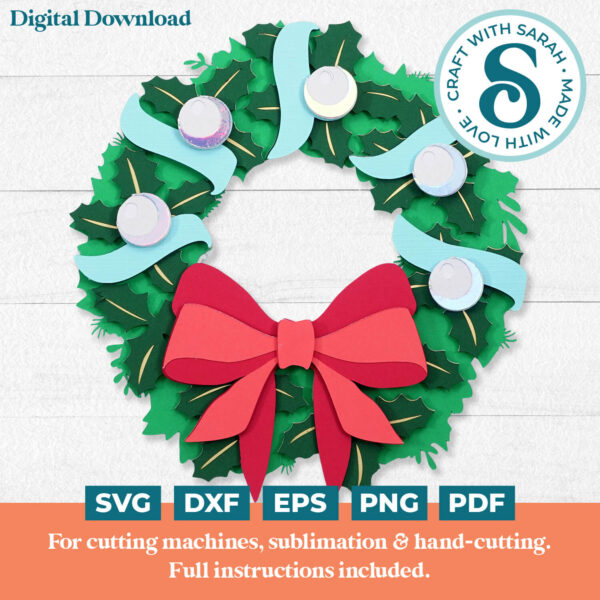 Christmas Wreath SVG