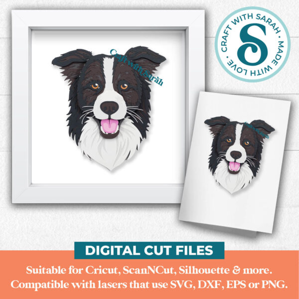 Collie Portrait SVG - Image 2