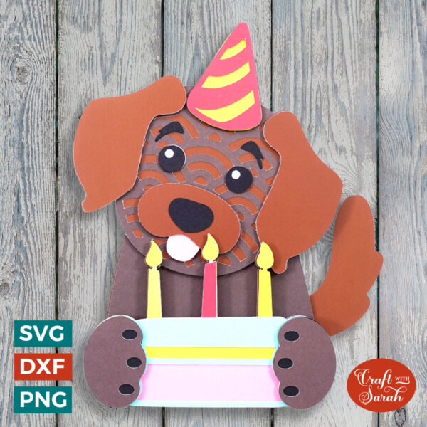 Birthday Dog SVG