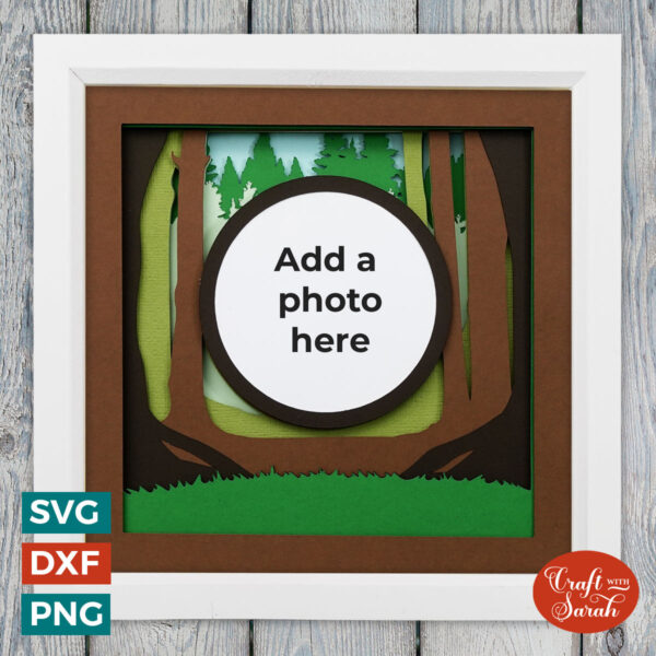 Forest Scene Add-a-Photo Shadow Box