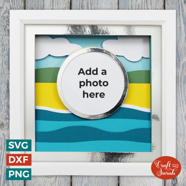 Sea and Sand Add-a-Photo Shadow Box