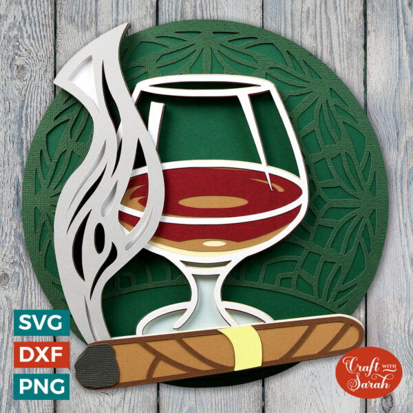 Brandy & Cigar SVG