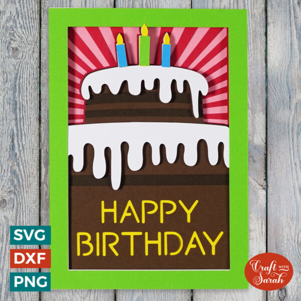 Big Birthday Cake Card