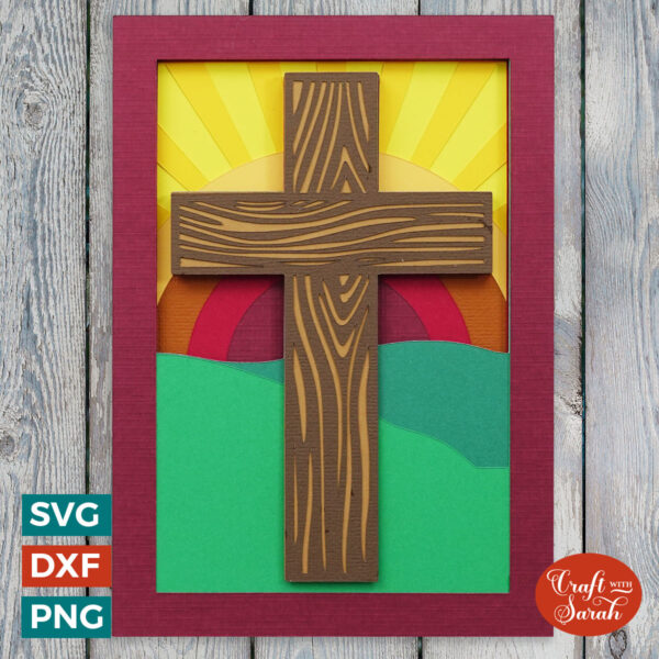 Easter Cross Sunrise Card