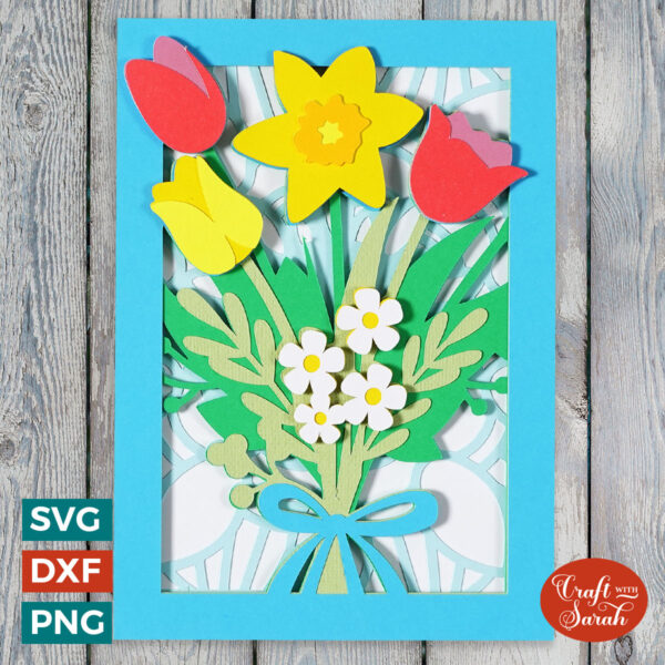 Spring Bouquet of Flowers Card