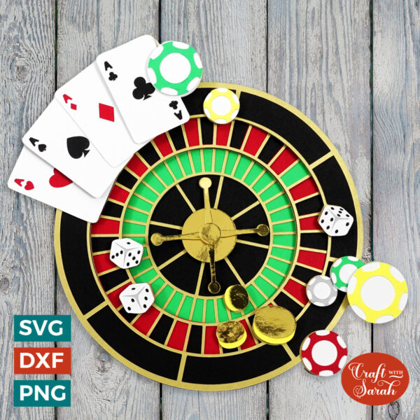 Casino SVG (Roulette Wheel)