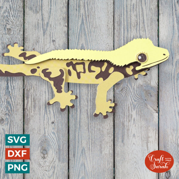 Crested Gecko SVG