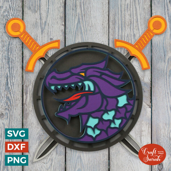 Dragon Shield SVG