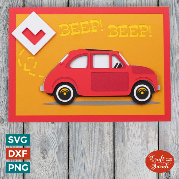 Beep Beep Driving Test Card