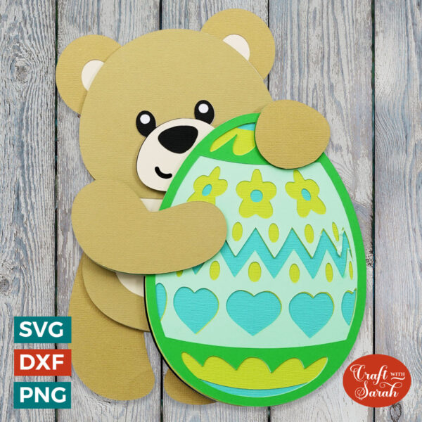 Easter Teddy SVG - Male