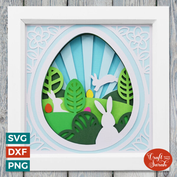 Easter Egg Hunt Shadow Box