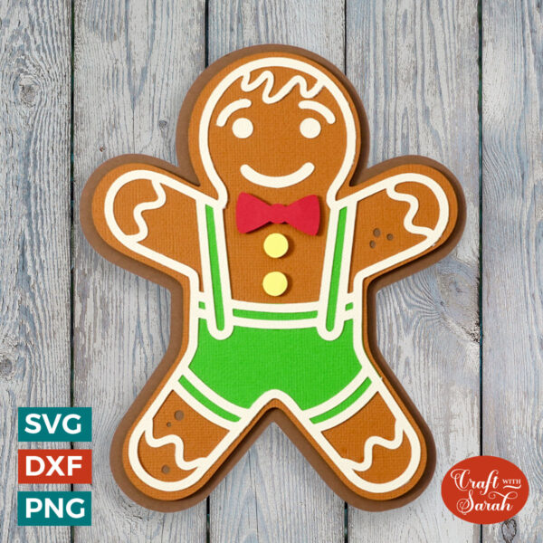 Gingerbread Man SVG