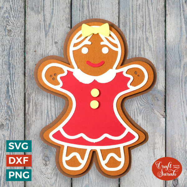 Gingerbread Woman SVG