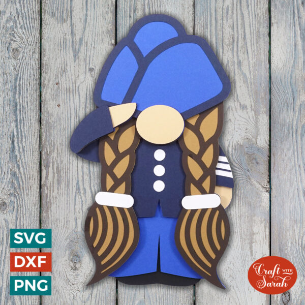 Airforce Gnome SVG - Female