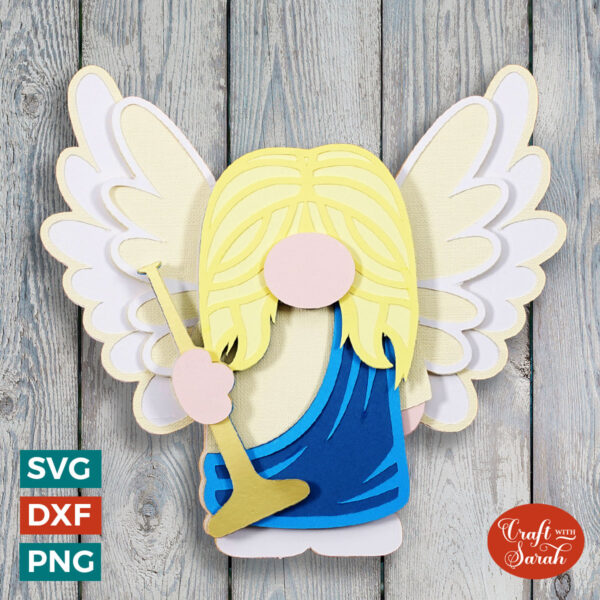 Angel Nativity Gnome SVG