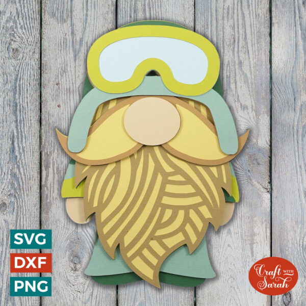 Soldier Gnome SVG - Male