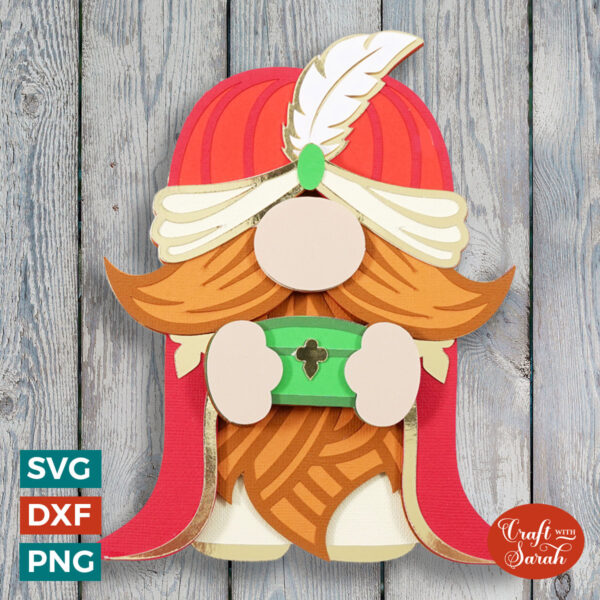 Wise Man 1 Nativity Gnome SVG