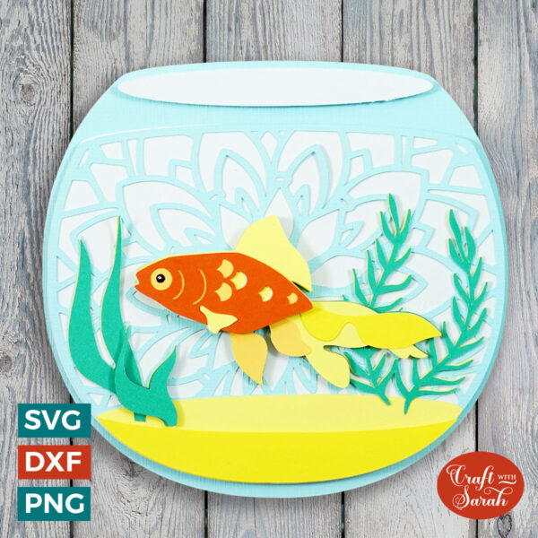 Goldfish in a Bowl SVG