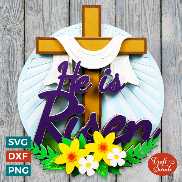 He is Risen SVG