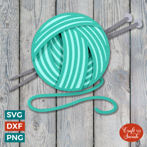 Knitting SVG (Ball of Wool)