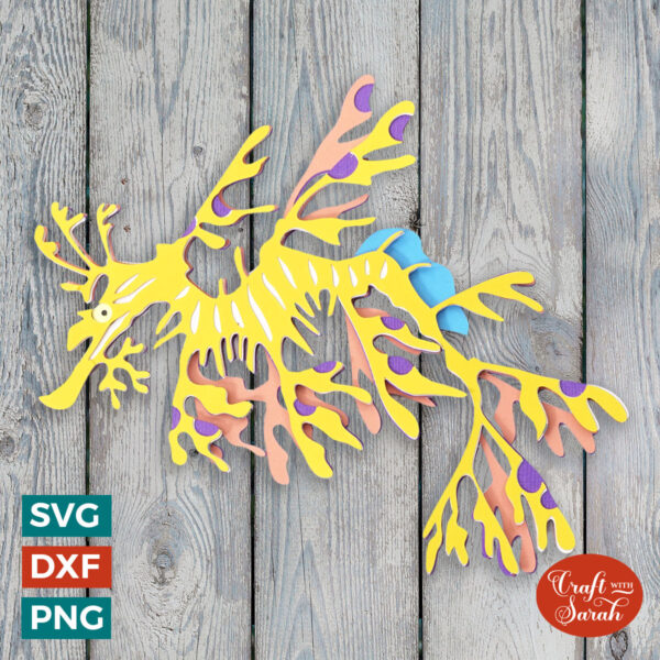 Leafy Sea Dragon SVG