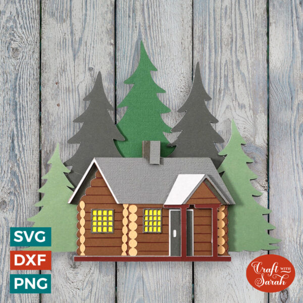 Log Cabin SVG