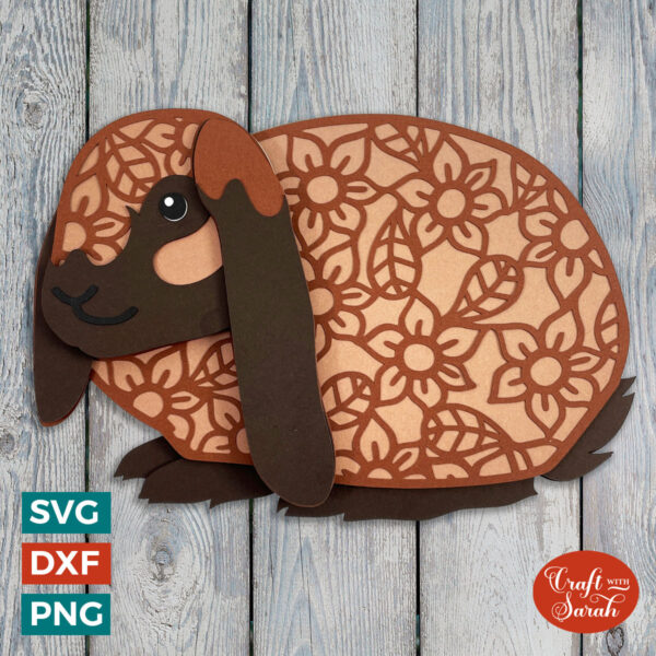 Lop Bunny SVG