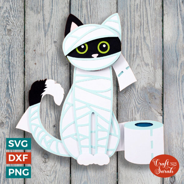 Mummy Cat SVG