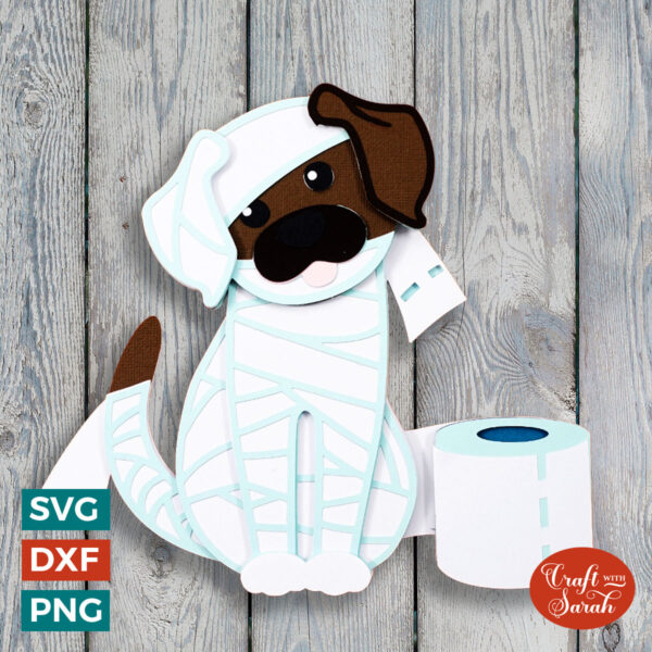 Mummy Dog SVG