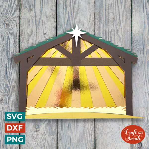 Nativity Stable SVG