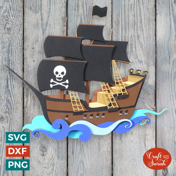 Pirate Ship SVG