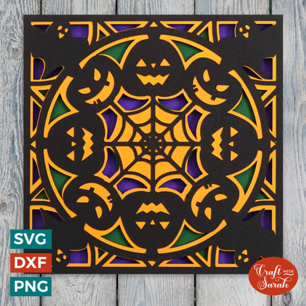 Pumpkins in Circle Card