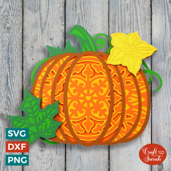 Pumpkin Mandala SVG