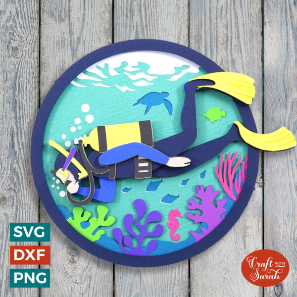 Scuba Diver SVG (Scuba Diving)